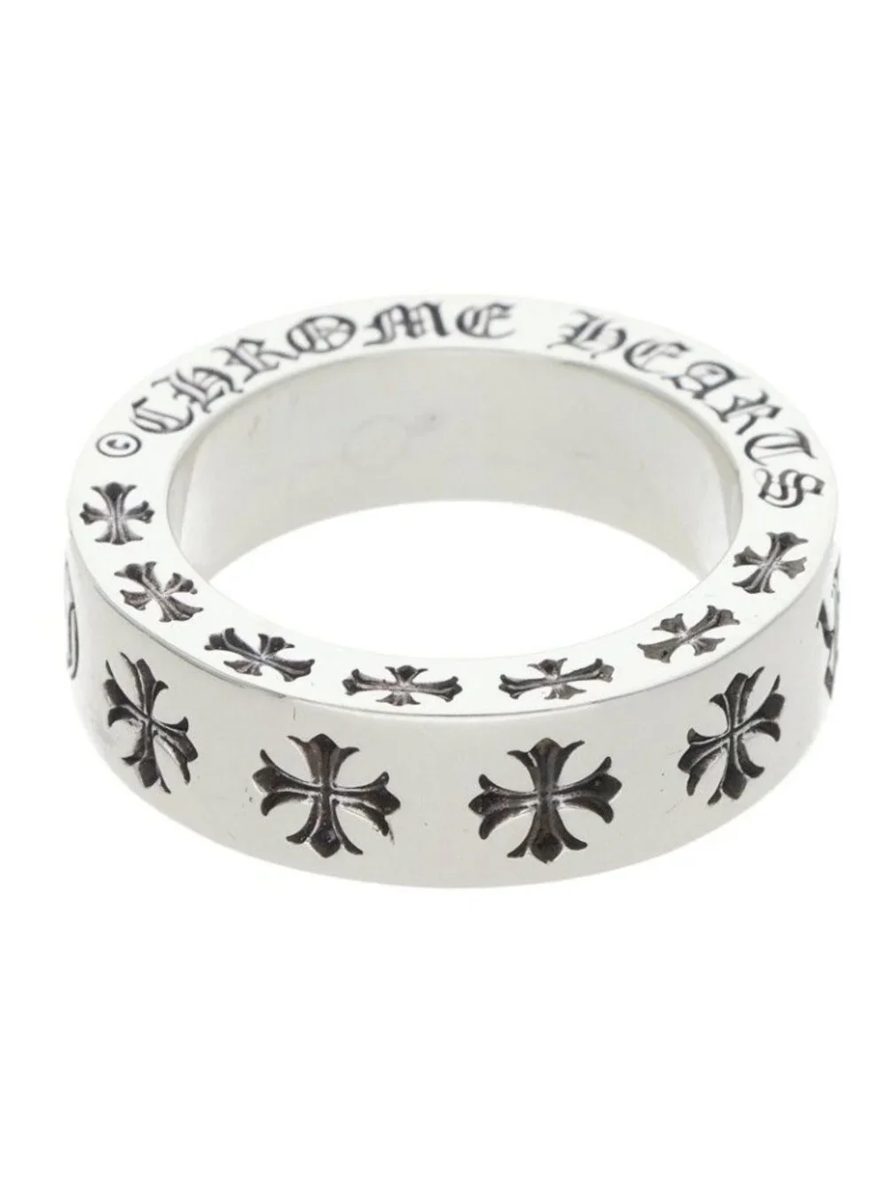 Chrome Hearts Spacer Forever Silver Ring